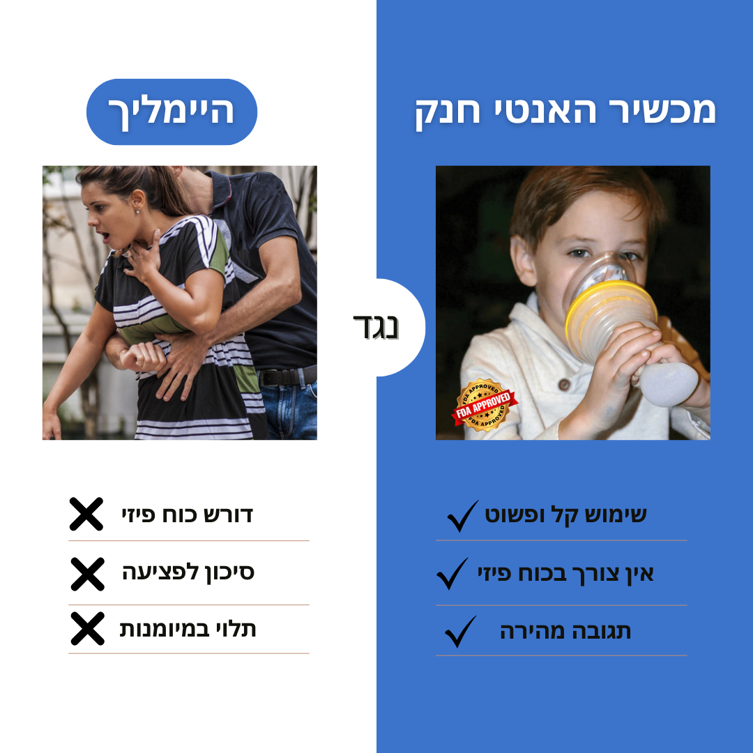 ™LIFE-SAVE - מכשיר הצלחת חיים למקרי חנק