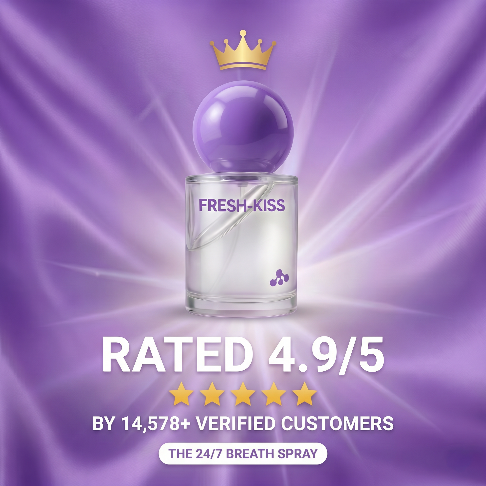 FRESH-KISS rated 4.9 out of 5 by 14,578+ verified customers